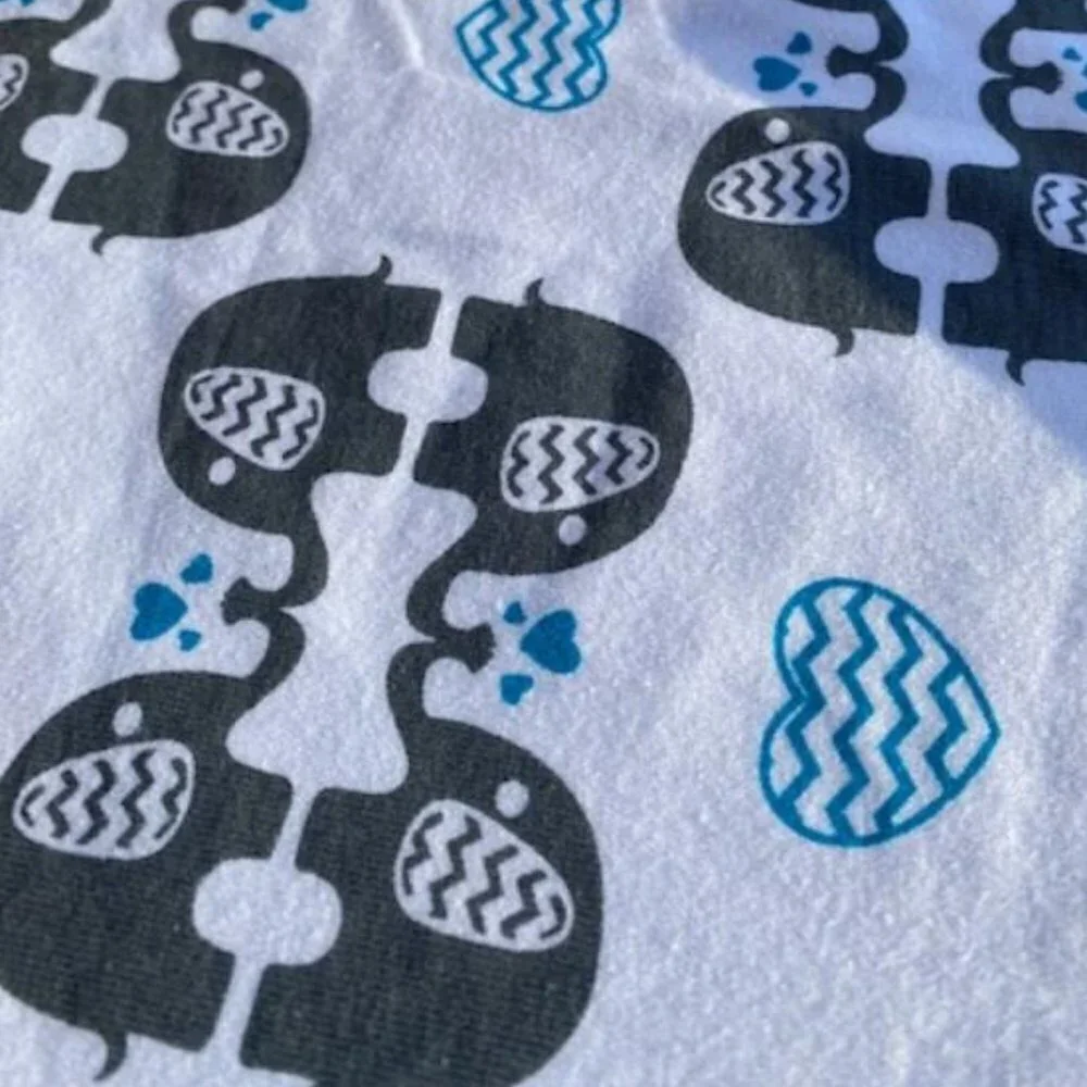 SleepingBaby Zippy Swaddle - 100% Cotton Baby Swaddle Blanket, eLOVEphant - M/L